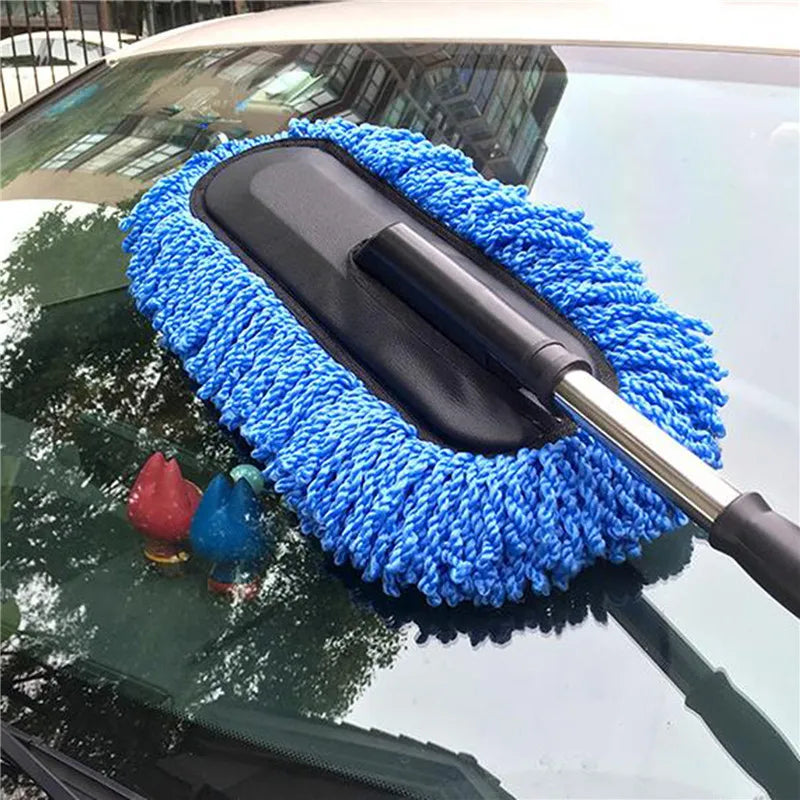 (FREE HOME DELIVERY) Microfiber Car Cleaning Duster Telescopic Brush β Interior & Exterior Vehicle Cleaner