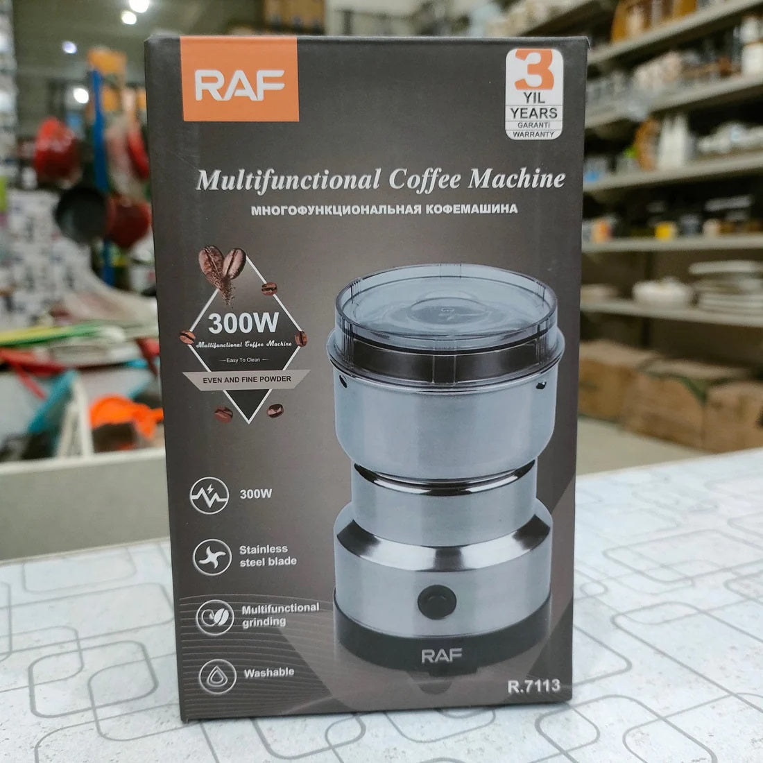 RAF Masala Grinder Coffee Grinder Automatic Coffee Bean Grinder