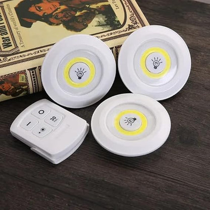 Tap LED Light 3pcs With Remote Control