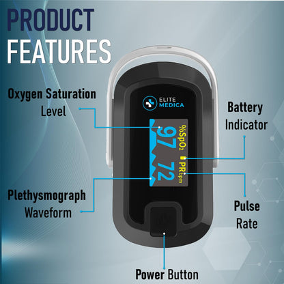 ❤️🩺 Digital Fingertip Pulse Oximeter (Free Home Delivery)