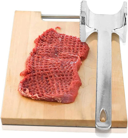 Meat Tenderizer Hammer Mallet Tool Pounder For Tenderizing Steak Beef And Poultry Aluminum Alloy