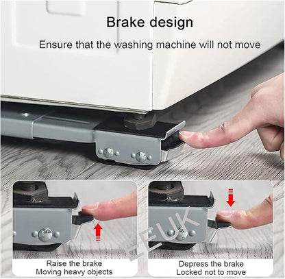 (Free Home Delivery)SmartMove Heavy Duty Washing Machine Base Stand 🛠️✨