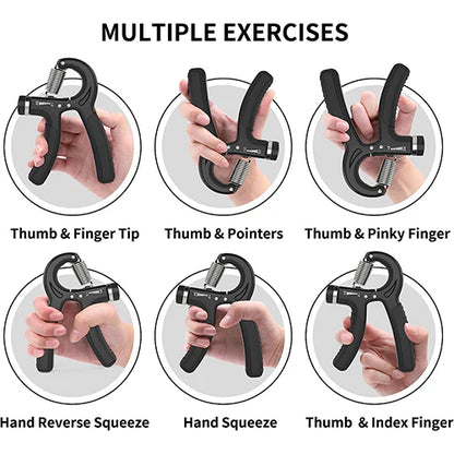 Adjustable Hand Grip Strength Trainer 10-60 KG Strength