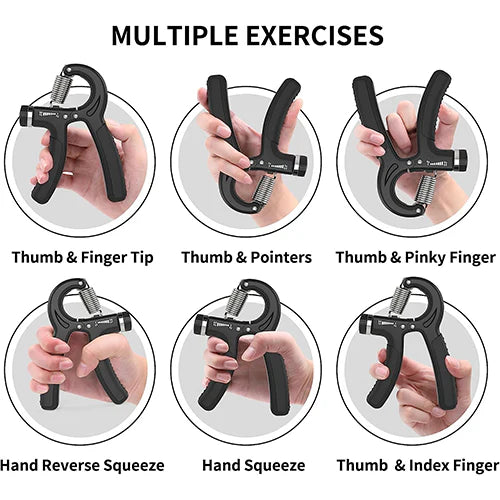 Adjustable Hand Grip Strength Trainer 10-60 KG Strength