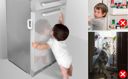 Fridge safety lock