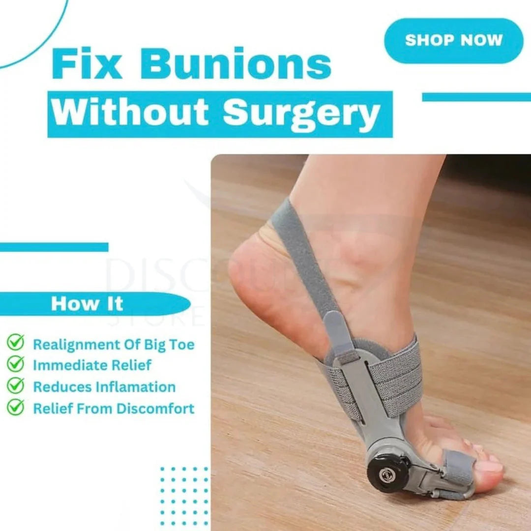 (Free Home Delivery) Pain Relief Bunion Toe Corrector - (IMPORTED W/O KNOB)