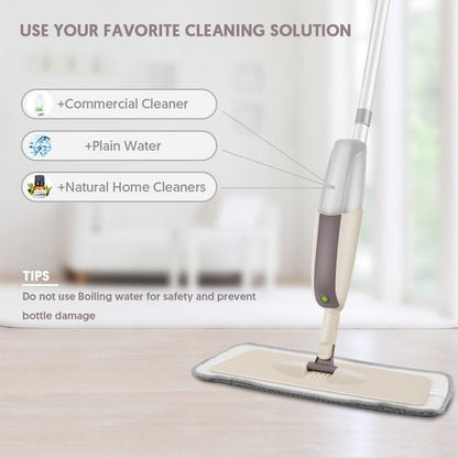 Spray Mop with Microfiber Pad – Reusable Flat Floor Cleaning Mop