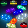 7 Colors LED Interior Car Lights - Finger Touch Sensor Reading Lamp