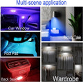 7 Colors LED Interior Car Lights - Finger Touch Sensor Reading Lamp